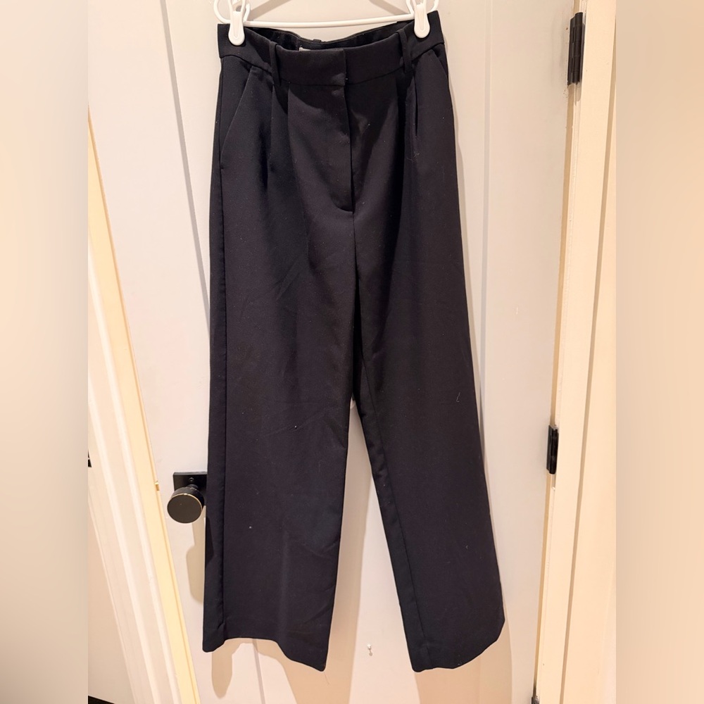 Abercrombie & Fitch Classic Black Trousers high waisted size 28|6